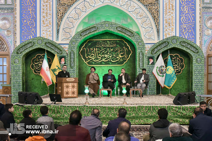 محفل شعرخوانی «طوفان الاقصی» در حرم رضوی