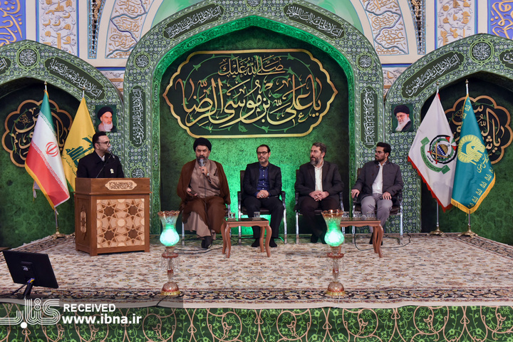 محفل شعرخوانی «طوفان الاقصی» در حرم رضوی