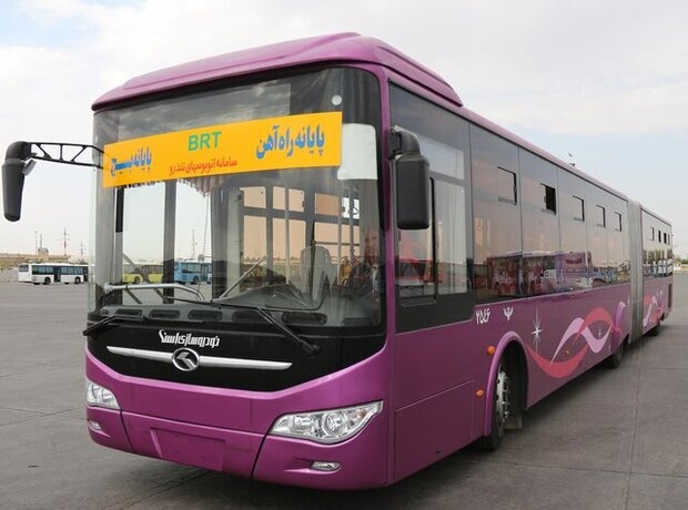 افزایش ساعات خدمات دهی اتوبوس‌های B.R.T در ایام برگزاری نمایشگاه کتاب تبریز