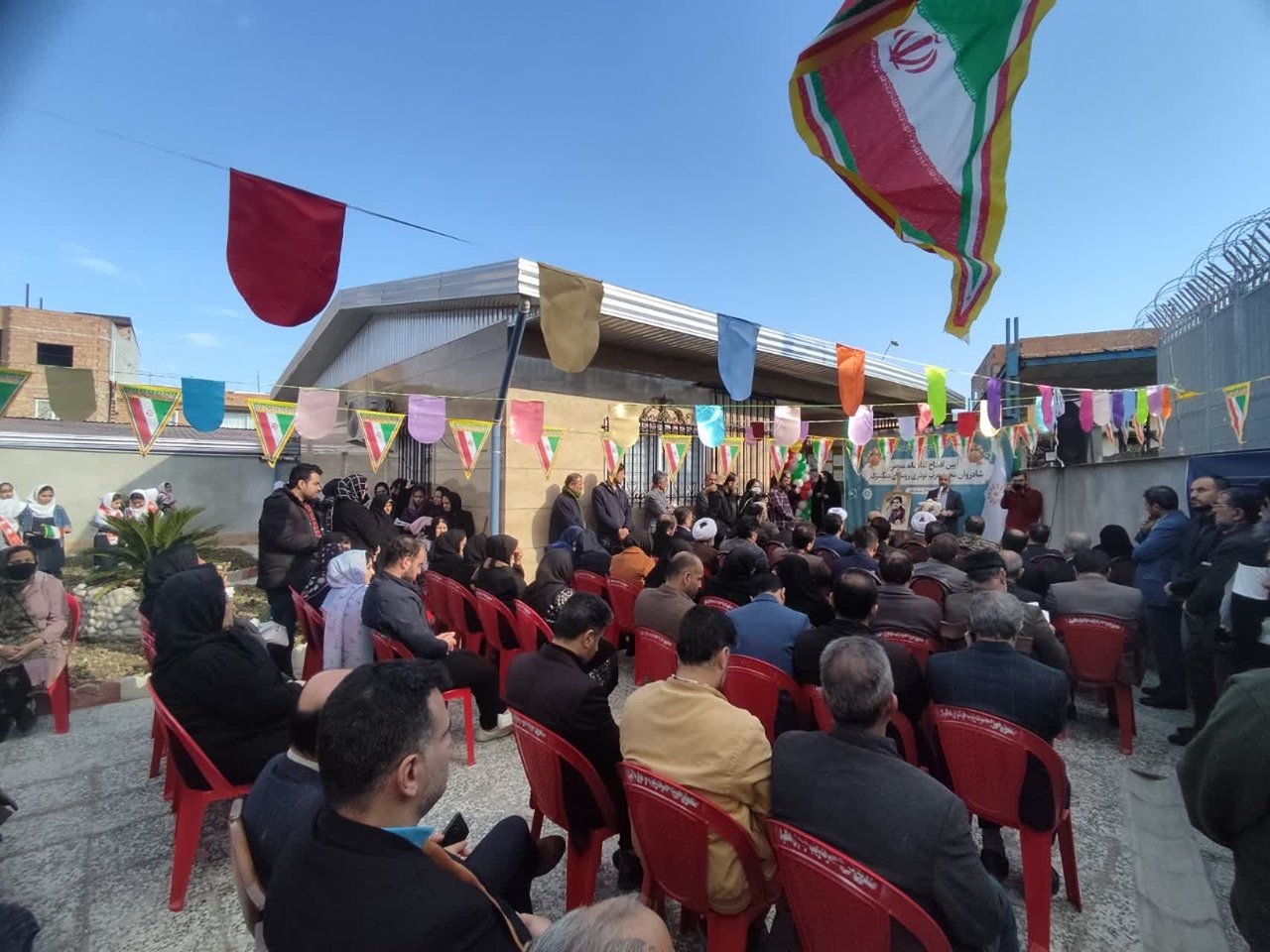 کتابخانه روستای دنگسرک نکا افتتاح شد