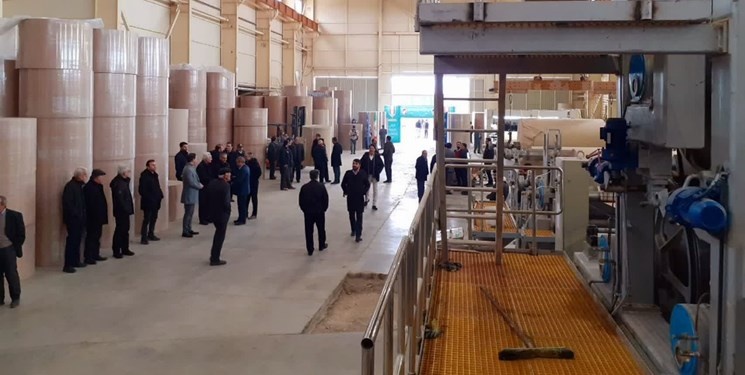 کارخانه صنایع مهان کاغذ سرکان افتتاح شد