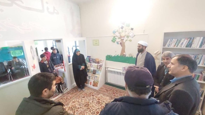‌کتابخانه مسجد حضرت معصومه(س) در گلبهار افتتاح شد