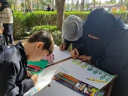 ایستگاه «نقاشی بکش کتاب جایزه بگیر» در زنجان دایر شد