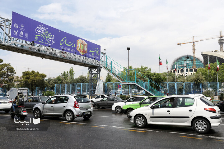 تبلیغات محیطی سی‌وپنجمین دوره نمایشگاه بین‌المللی کتاب تهران