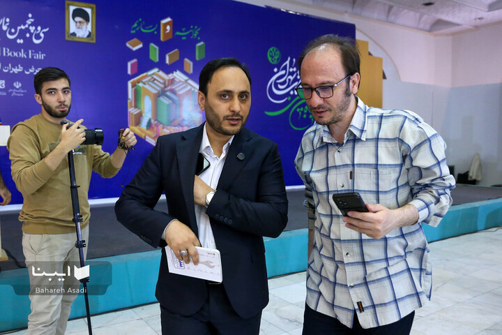 نشست خبری سخنگوی دولت در نمایشگاه کتاب تهران
