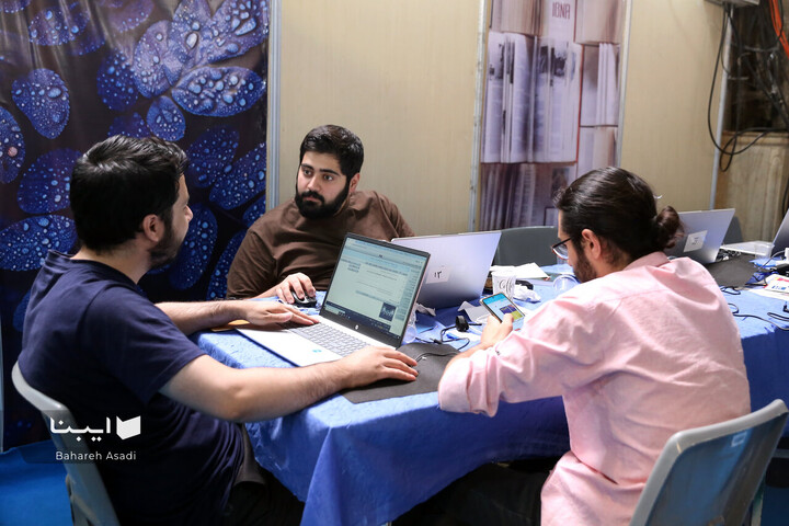 حضور خبرگزاری تخصصی کتاب ایران (ایبنا) در نمایشگاه کتاب ۱۴۰۳-2