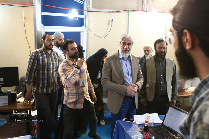 حضور رئیس نمایشگاه کتاب تهران از ایبنا