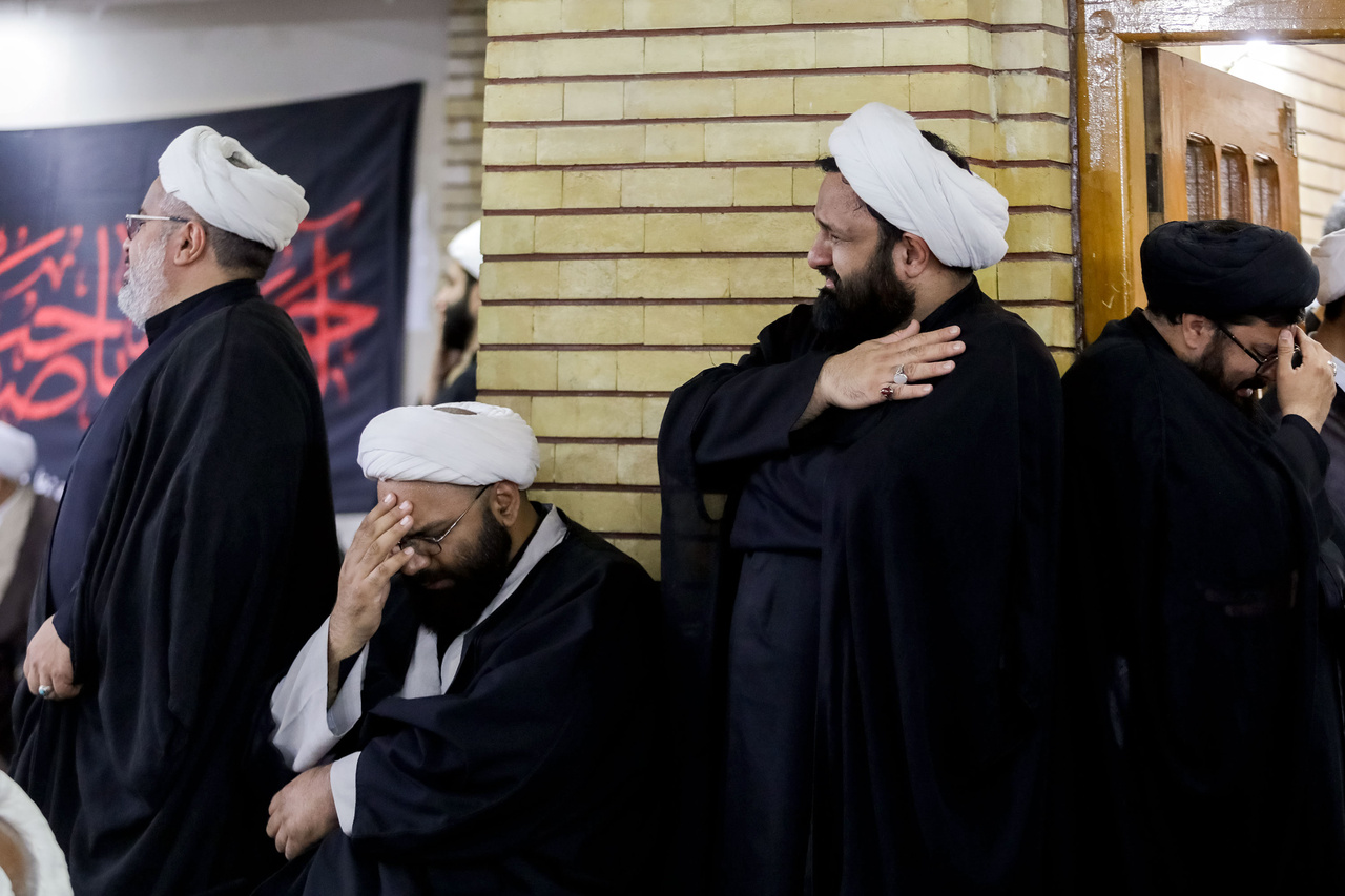 بزرگداشت شهدای خدمت با حضور علما در مشهد + تصاویر