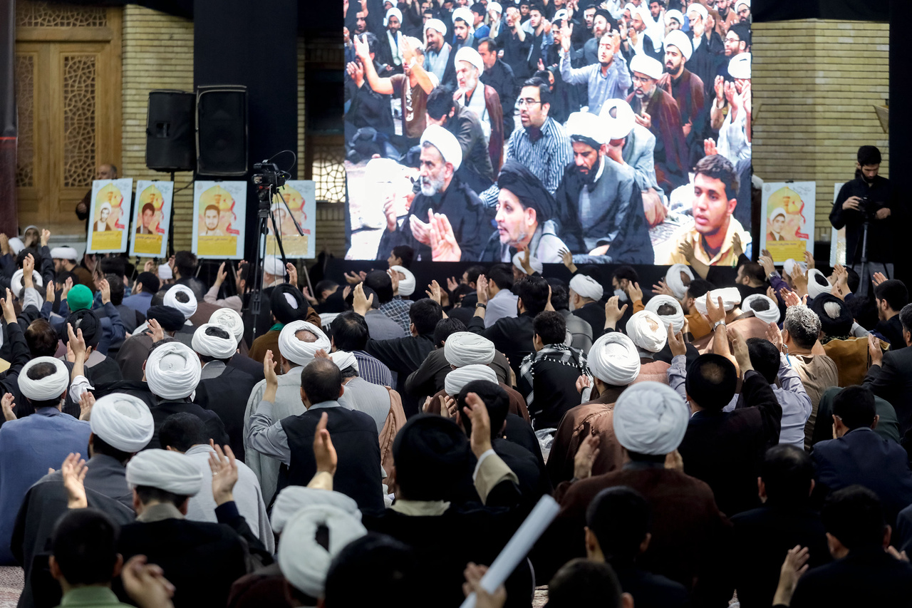 بزرگداشت شهدای خدمت با حضور علما در مشهد + تصاویر