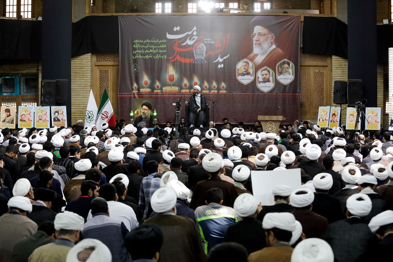 بزرگداشت شهدای خدمت با حضور علما در مشهد + تصاویر