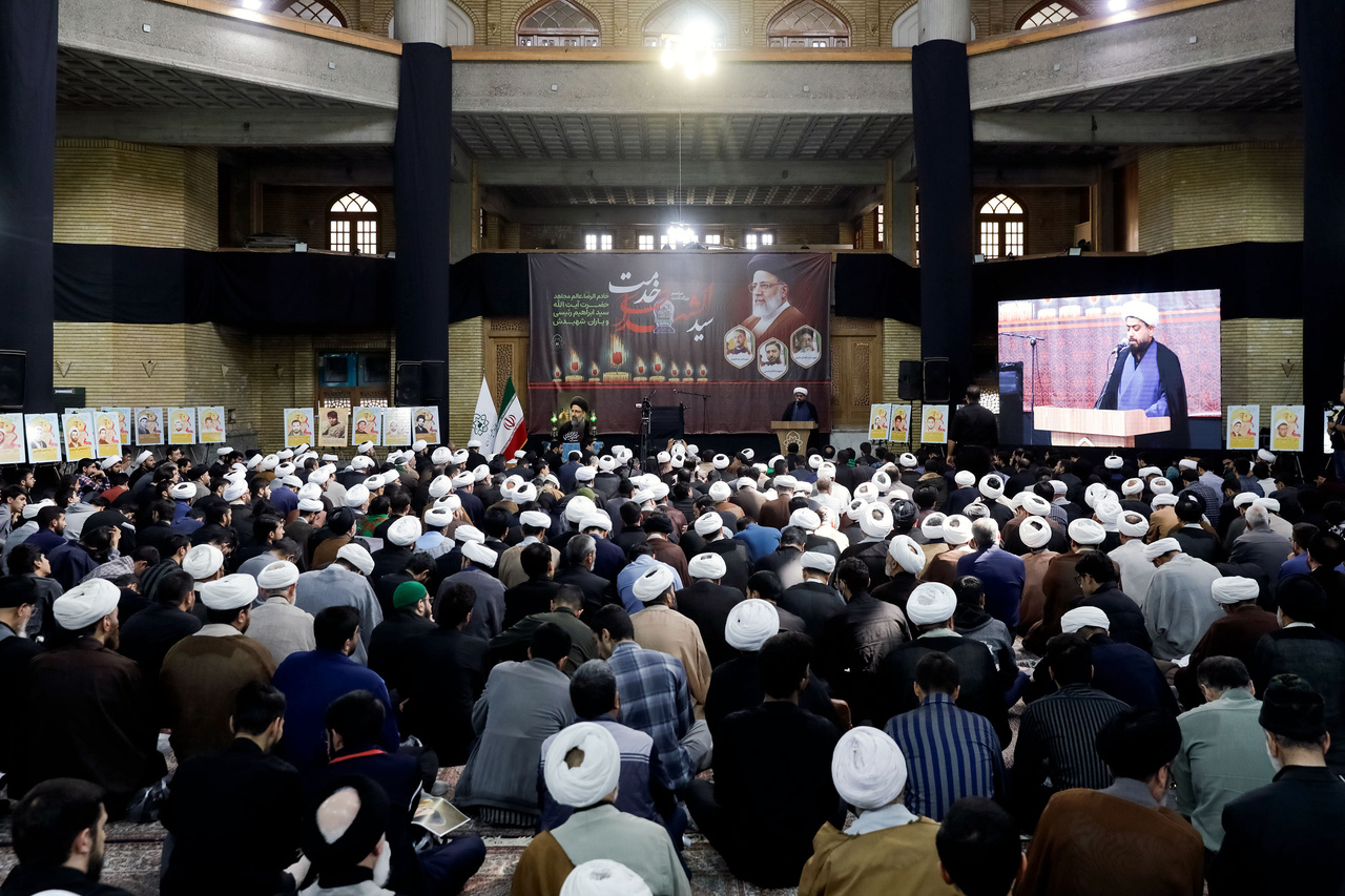 بزرگداشت شهدای خدمت با حضور علما در مشهد + تصاویر