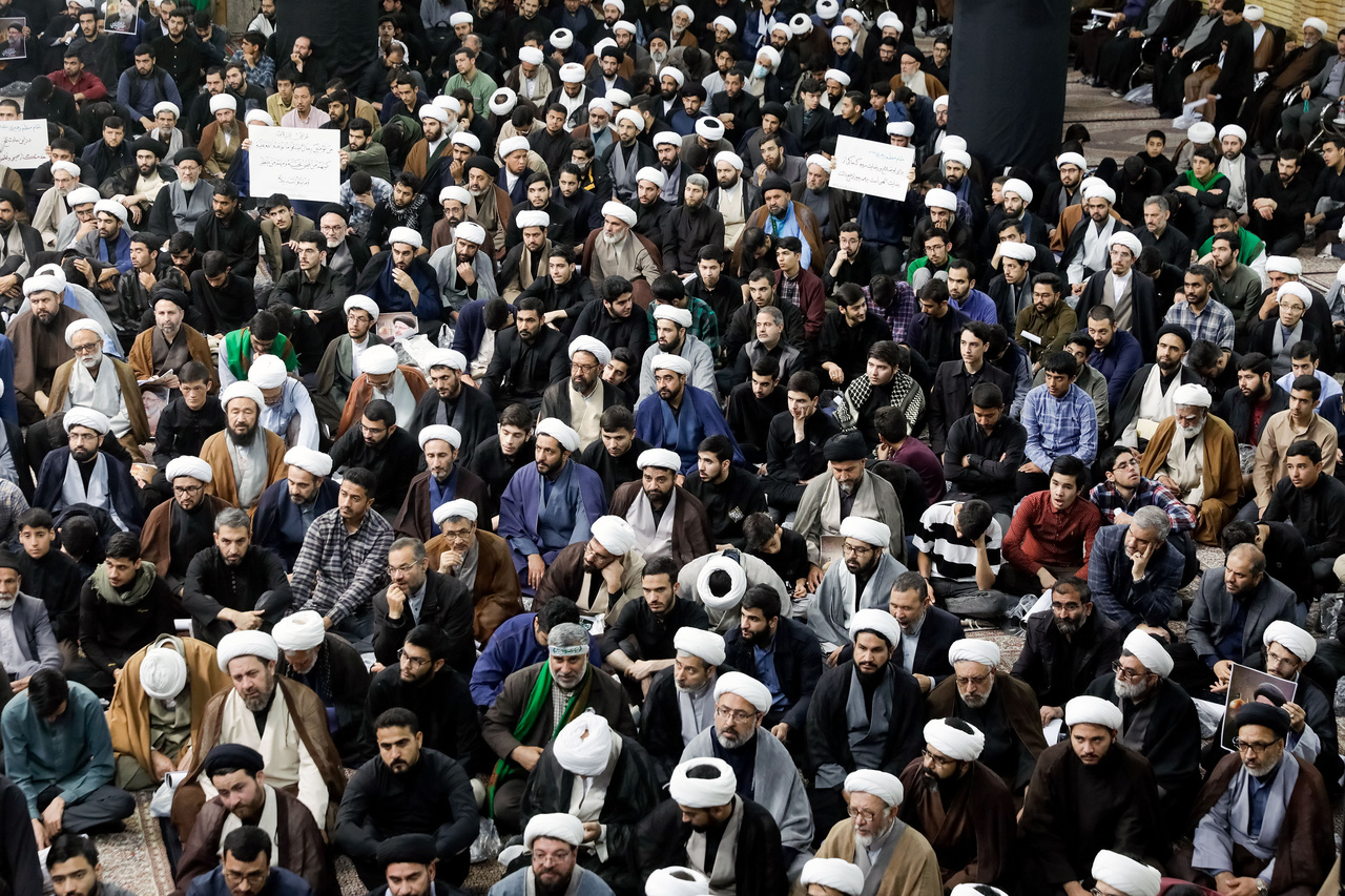 بزرگداشت شهدای خدمت با حضور علما در مشهد + تصاویر