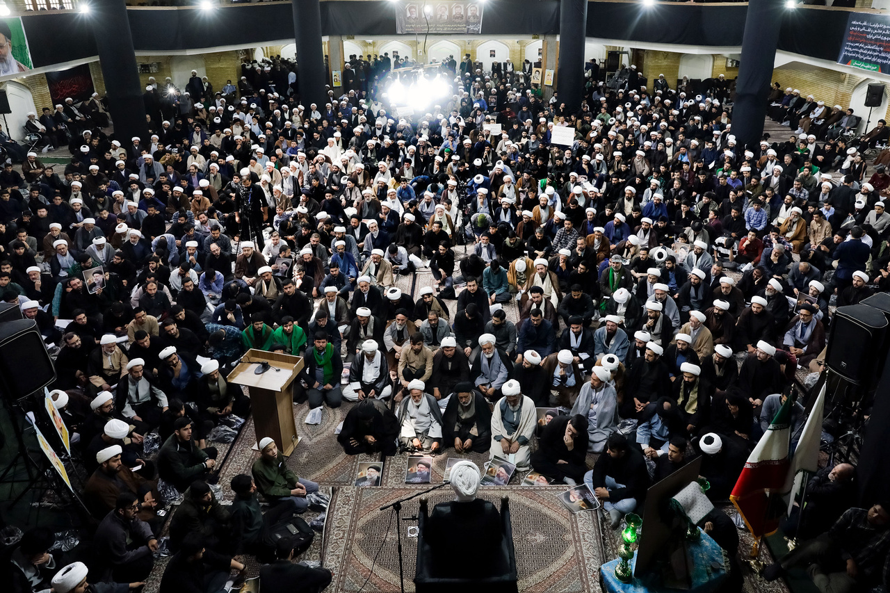 بزرگداشت شهدای خدمت با حضور علما در مشهد + تصاویر