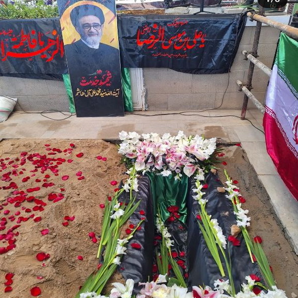 پیکر امام جمعه تبریز به خاک سپرده شد