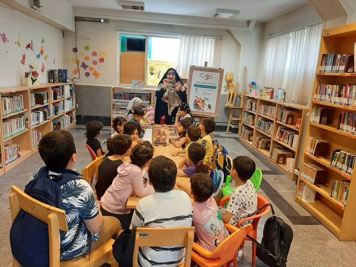 شاهنامه‌خوانی با کودکان در «سرو سخن» در کتابخانه گلبرگ