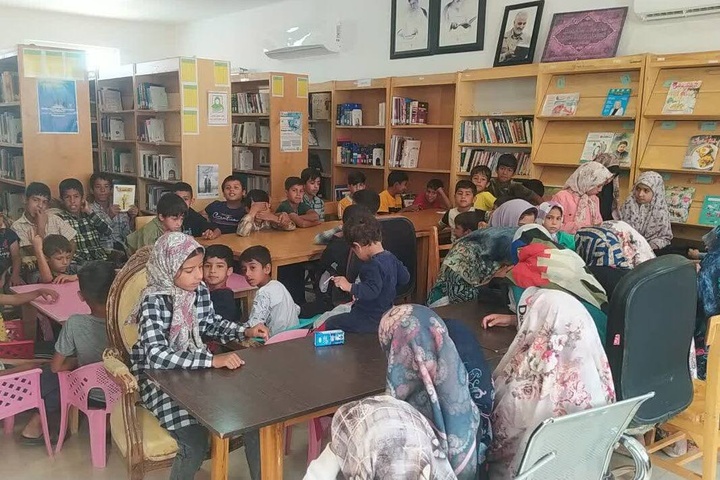 برنامه‌های کودک و نوجوان در روستای دوستدار کتاب طبس برگزار می‌شود