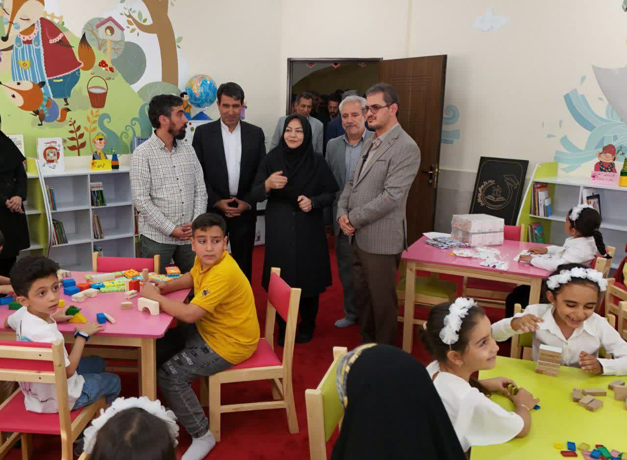 کتابخانه عمومی شهید آیتالله رئیسی در قروه افتتاح شد