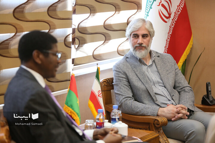 دیدار یاسر احمدوند و محمد کابوره سفیر بورکینافاسو در ایران