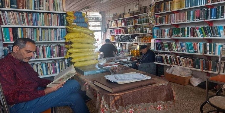 حجرهای معطر به کتاب در نیشابور/ یارمهربان همنشین خواربار بقالی شد