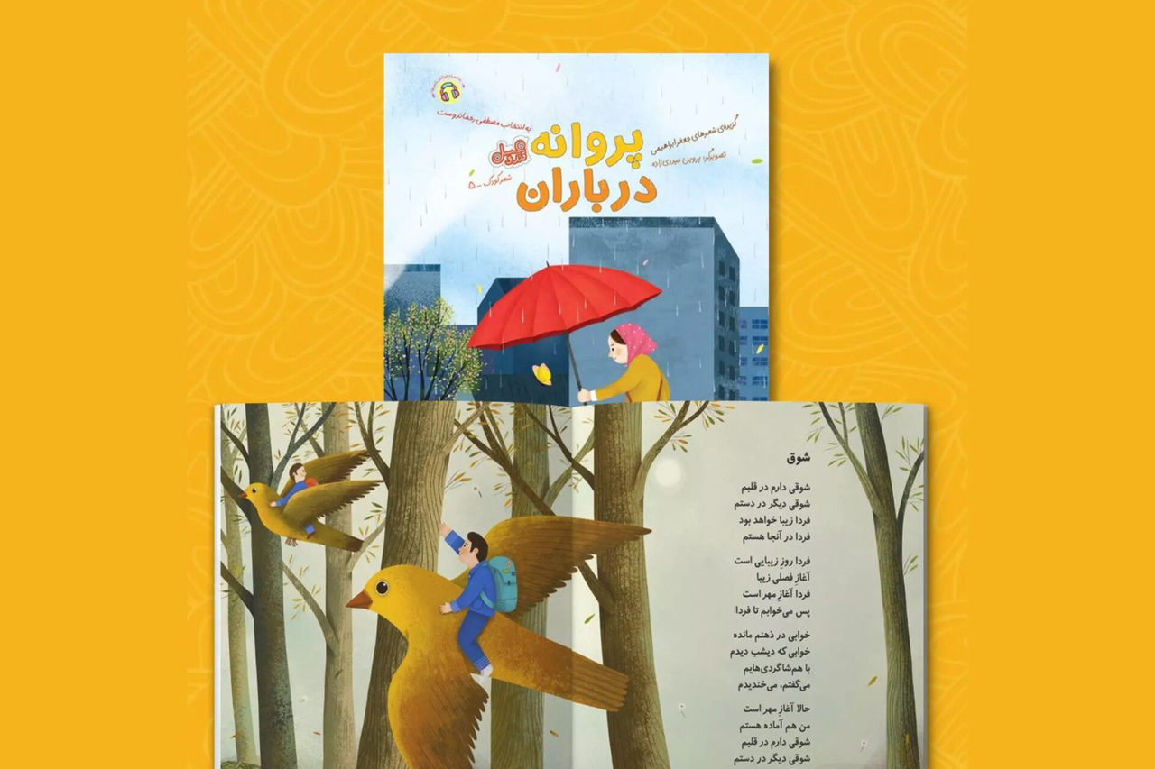 کتابهای «کلاه بافتنی» و «پروانه در باران» سروده جعفر ابراهیمی منتشر شد