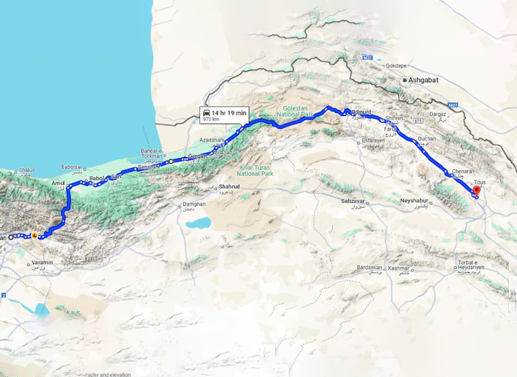 چطور از شمال به مشهد سفر کنیم؟ راههای سفر به مشهد