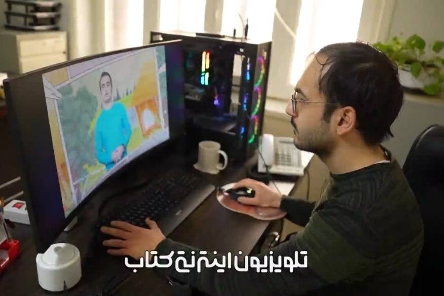 پشت صحنه برنامه کتاب شیرین