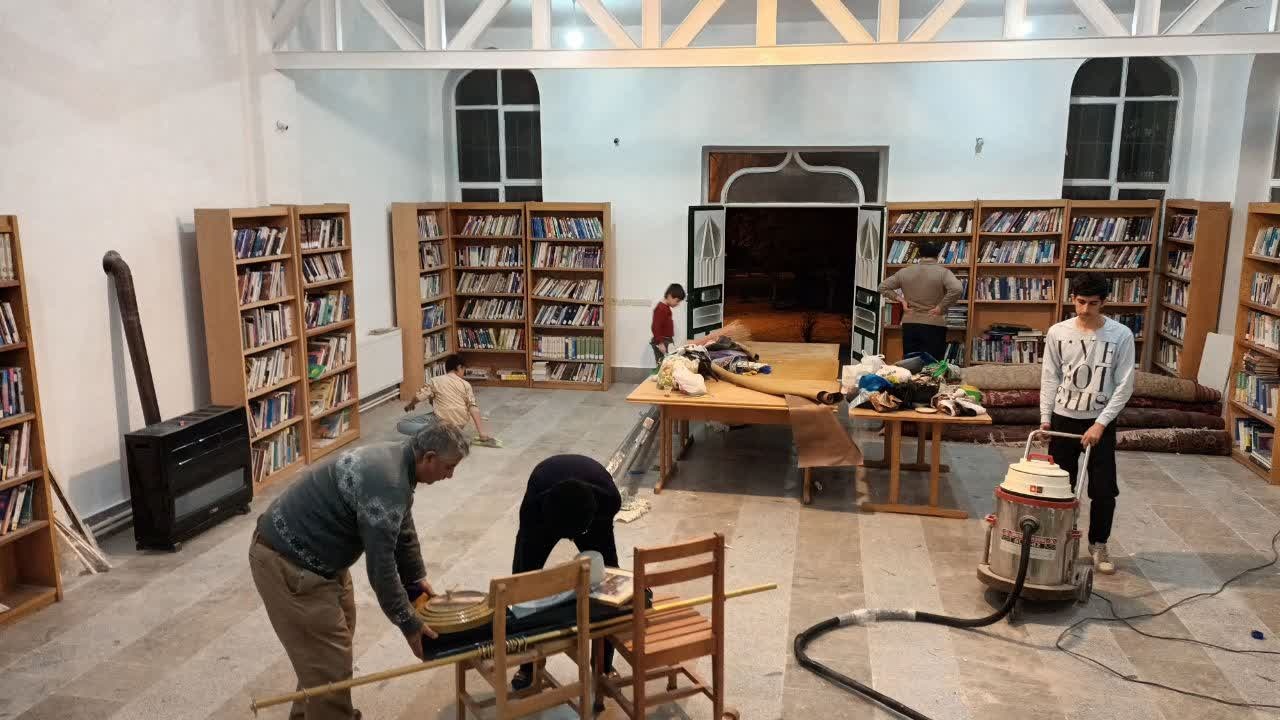 کتابخانه مسجد رسول الله (ص) ارومیه با ۱۵۰۰ جلد کتاب احیا شد