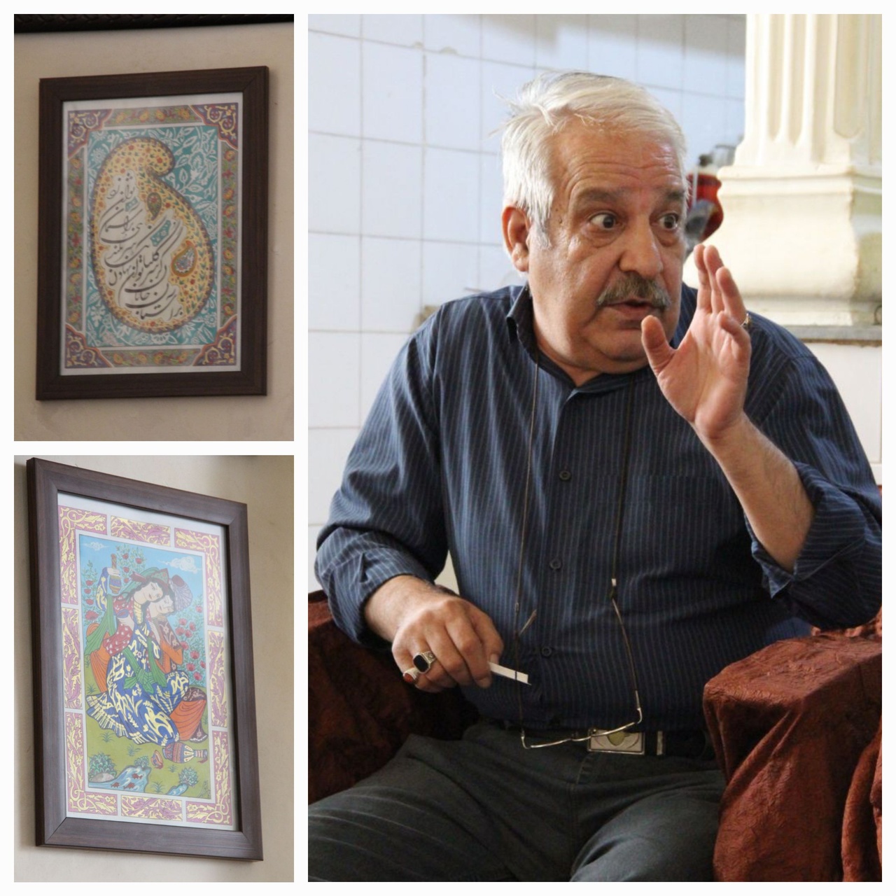 دیدار با نخستین لیتوگراف سنتی خرمآباد