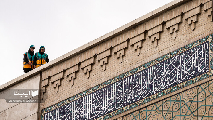 مانور هماهنگی نهاد های امدادی در مصلی