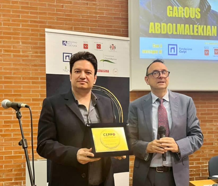 گروس عبدالملکیان برنده «جایزه بین‌المللی شعر چپو» در ایتالیا شد