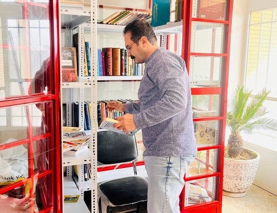 «حاجتآقا» به همت مروج کتاب، کتابخانهدار شد