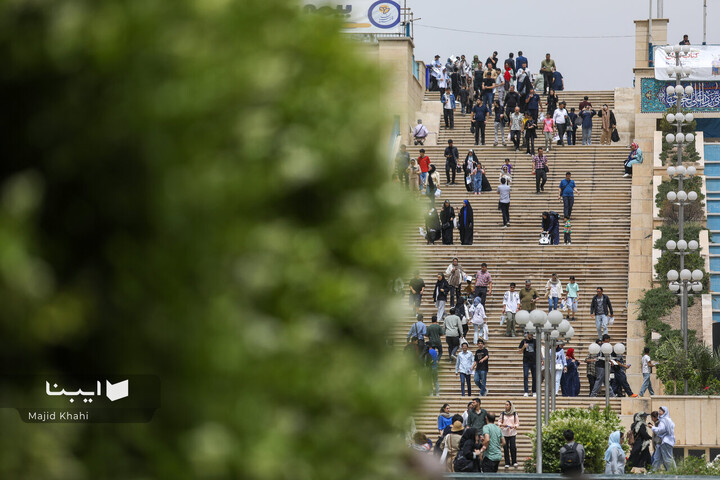 حضور مردم در نهمین روز نمایشگاه کتاب