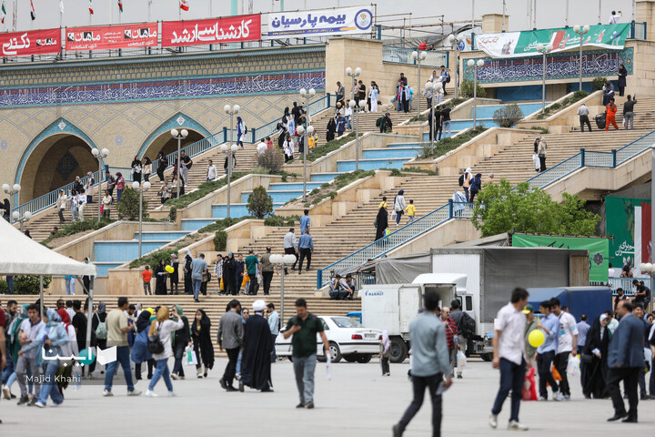 حضور مردم در نهمین روز نمایشگاه کتاب