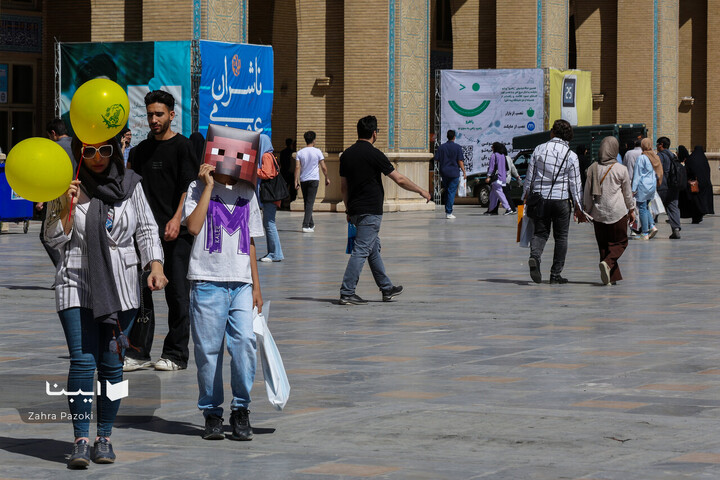 حضور مردم در نهمین روز نمایشگاه کتاب