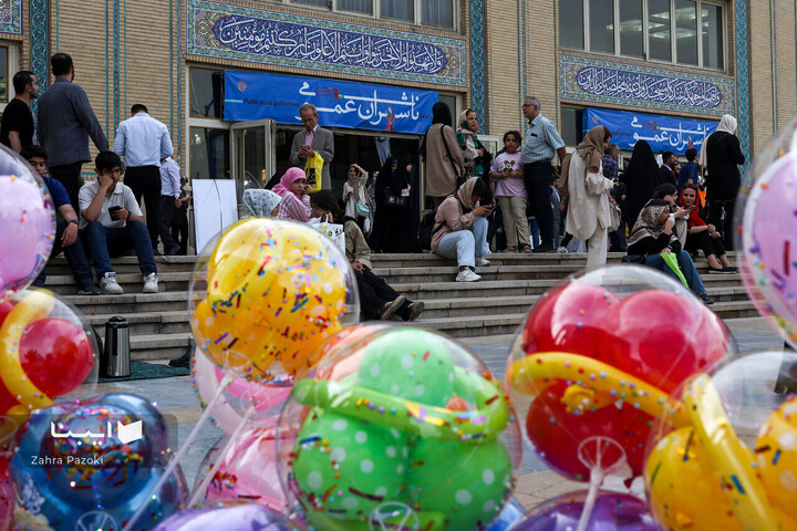 حضور مردم در نهمین روز نمایشگاه کتاب