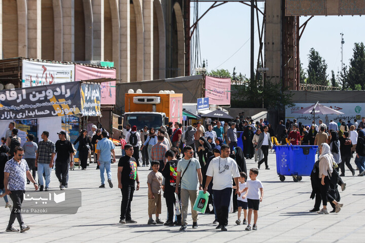 حضور مردم در نهمین روز نمایشگاه کتاب