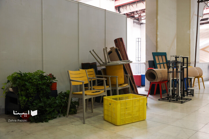 لحظات پایانی نمایشگاه کتاب