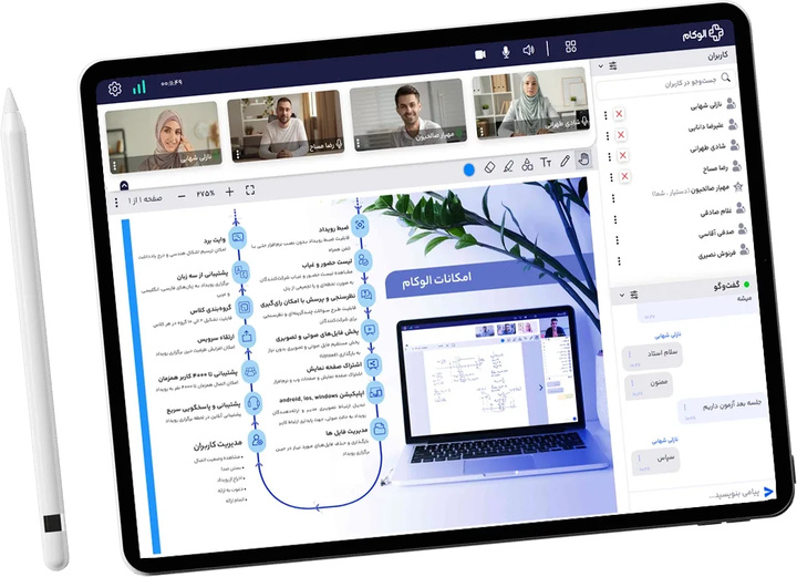 الوکام بهترین پلتفرم برگزاری وبینارهای حرفه‌ای