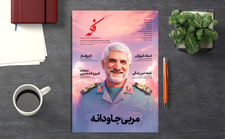 «مربی جاودانه» در ماهنامه فکه