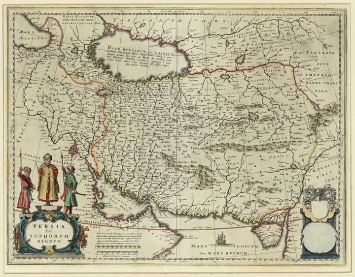 مرزهای شرقی ایران صفویه از چشم غربی