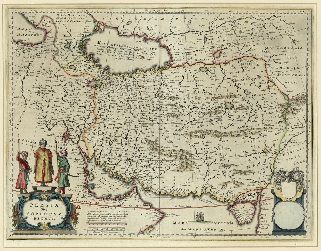 مرزهای شرقی ایران صفویه از چشم غربی
