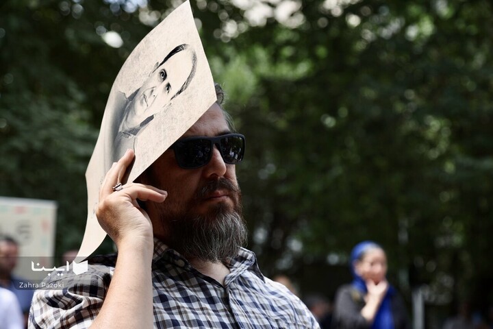 مراسم تشییع پیکر بیژن اشتری