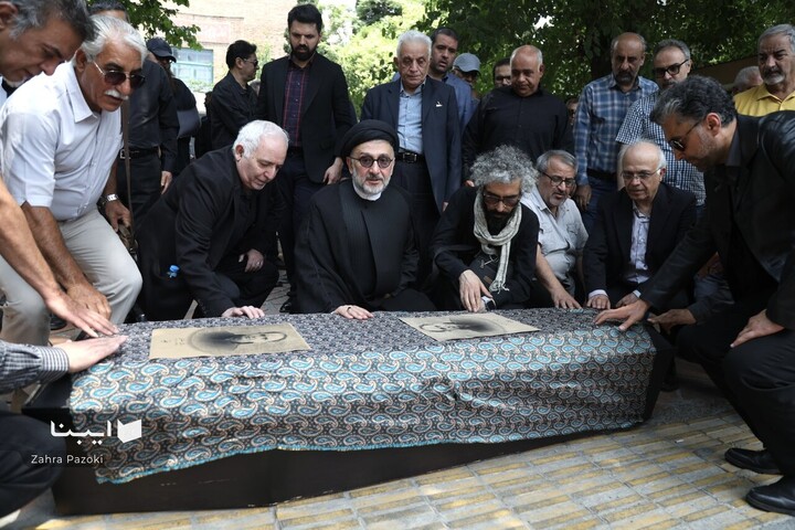 مراسم تشییع پیکر بیژن اشتری