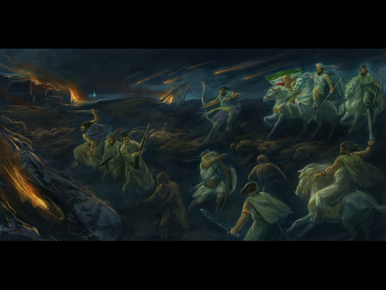 دیوارنگارهای با محوریت اساطیر و اشعار شاهنامه طراحی شد