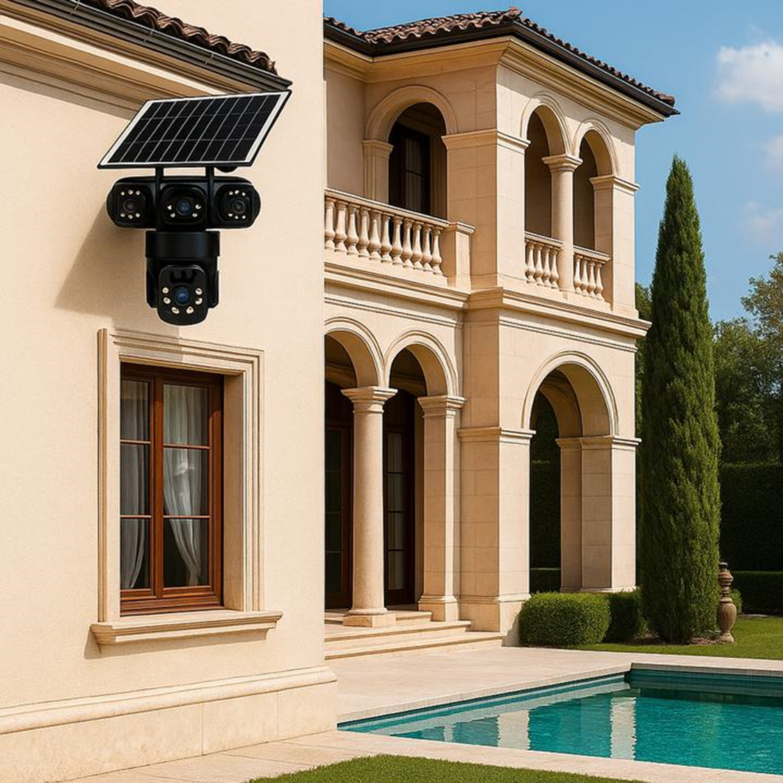 دوربین مداربسته خورشیدی سیم کارتی نسل جدید دوربین مداربسته!