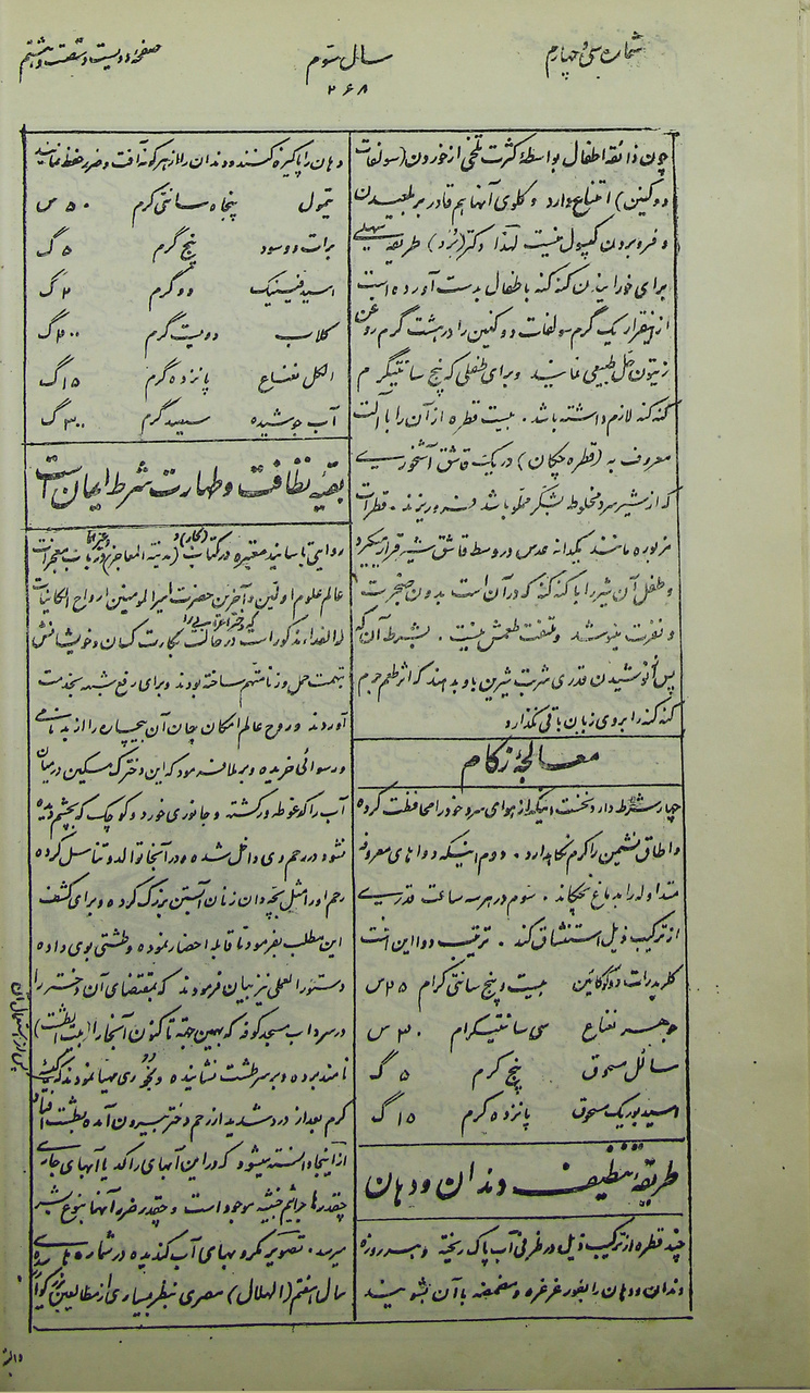 «جریده ادب» صادق ادیبالممالک فراهانی