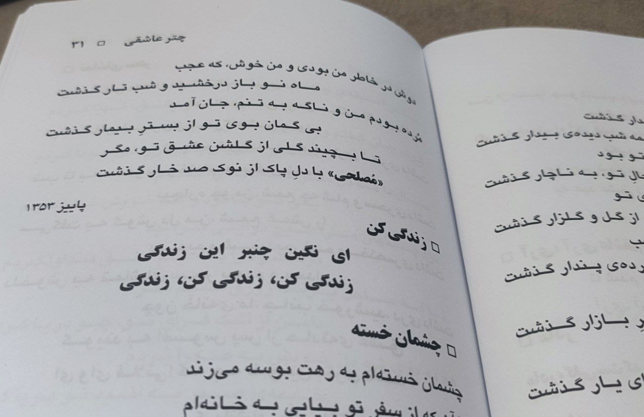 «چتر عاشقی» روانه بازار کتاب شد