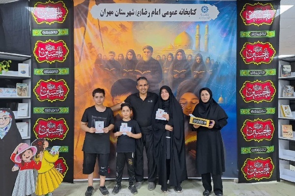 انجام فعالیت‌های فرهنگی و کتاب‌محور در موکب شهر مهران