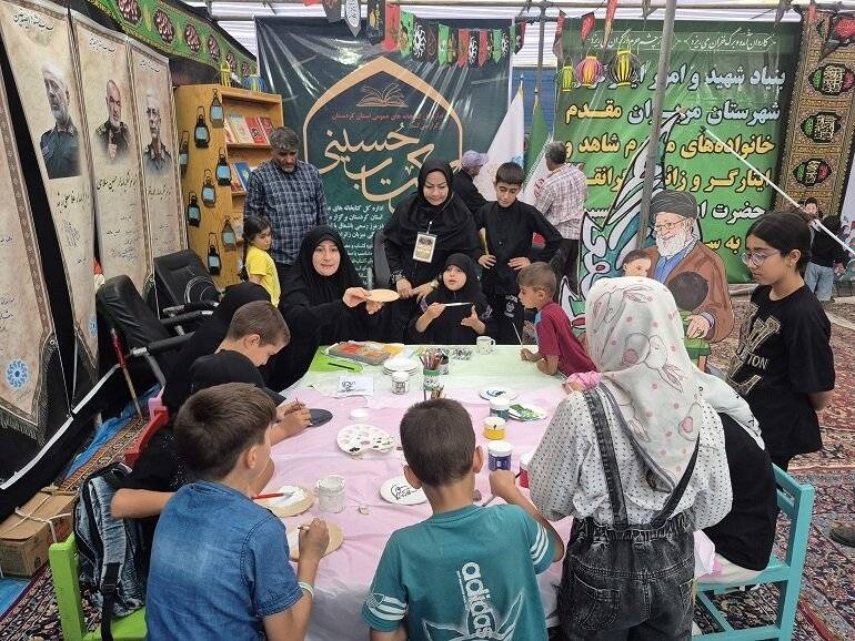 قصه، رنگ و کتاب در نقطه صفر مرزی/ «باشماق»؛ ایستگاه فرهنگی مسیر اربعین