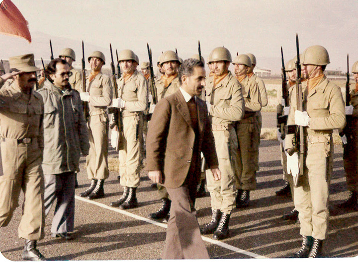 تصویری از حضور شهید رجایی در خرم آباد